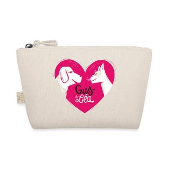 Gus & Léa complices pour toujours - Trousse biologique - nature - Devant