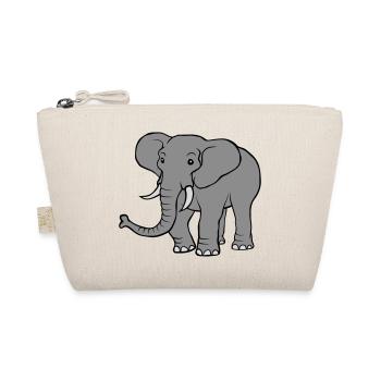 Grand éléphant gris - Trousse biologique - nature - Devant