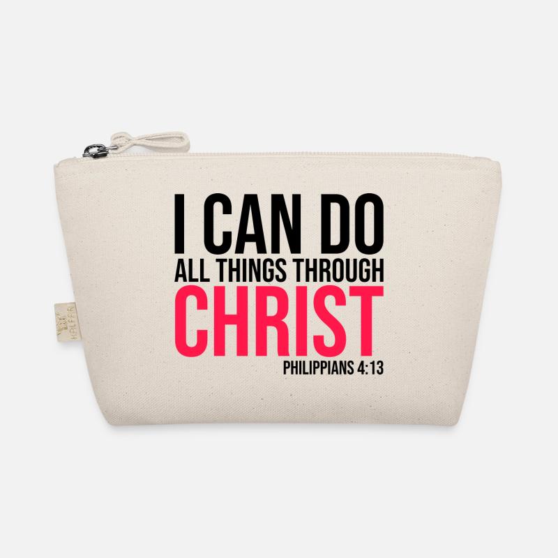 I Can Do All Things Through Christ Phil. 4:13 Organic Pouch