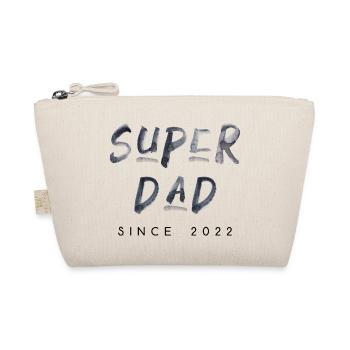 Superdad since 2022 Scripture Birth Father Saying - Organic Pouch - nature - Front