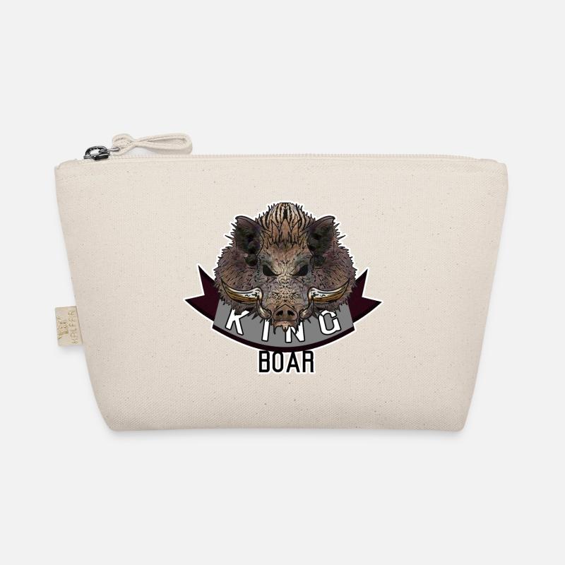 King Boar - colored ribbon Organic Pouch