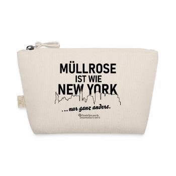 Müllrose ist wie New York - Bio-Täschchen - Natur - Vorne