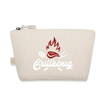 Feurige Grillkunst Illustration Grillen Hobby - Bio-Täschchen - Natur - Vorne