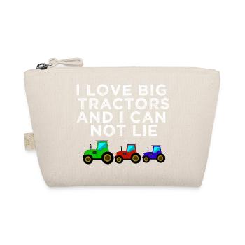 tractor love tractor - Organic Pouch - nature - Front
