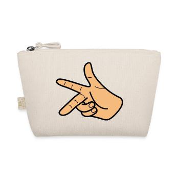 Rechte Hand Regel - Physik Mathe - Gangster sign - Bio-Täschchen - Natur - Vorne