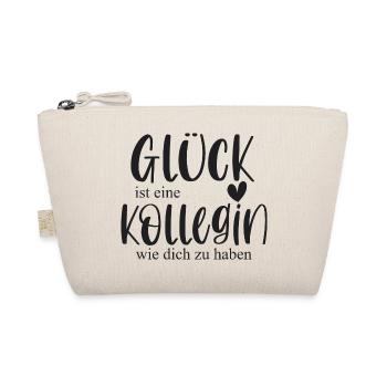 Kollegin Geschenk Arbeitskollegin Abschied - Bio-Täschchen - Natur - Vorne