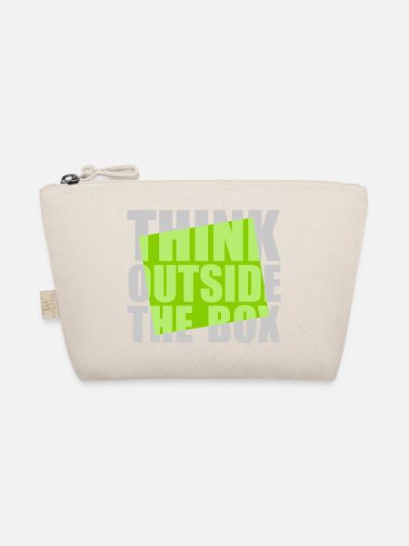 Green Think outside - Organic Pouch - nature - Front