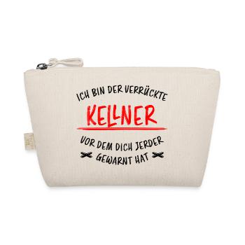 Kellner Lustige Spruch Service Restaurant Geschenk - Bio-Täschchen - Natur - Vorne