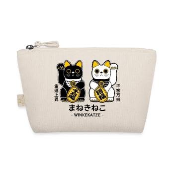 Manekineko - Winkekatze - Bio-Täschchen - Natur - Vorne