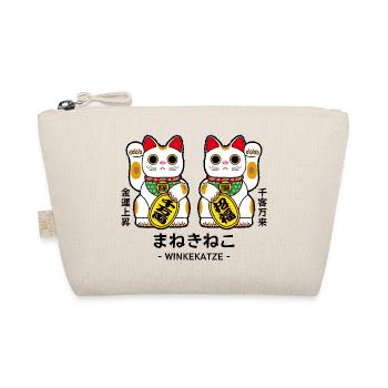 Manekineko - Winkekatze - Bio-Täschchen - Natur - Vorne