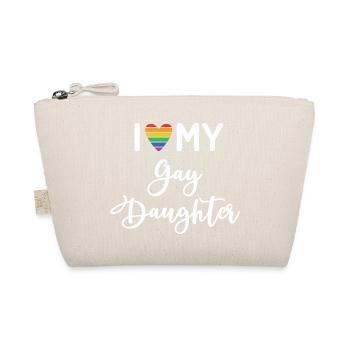 I Love My Gay Daughter - Organic Pouch - nature - Front