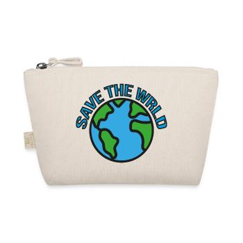 Save the WRLD - Bio-Täschchen - Natur - Vorne
