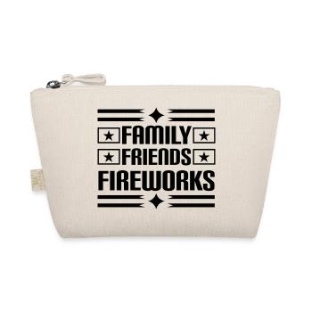 Family Friends Fireworks 4th of July - Bio-Täschchen - Natur - Vorne