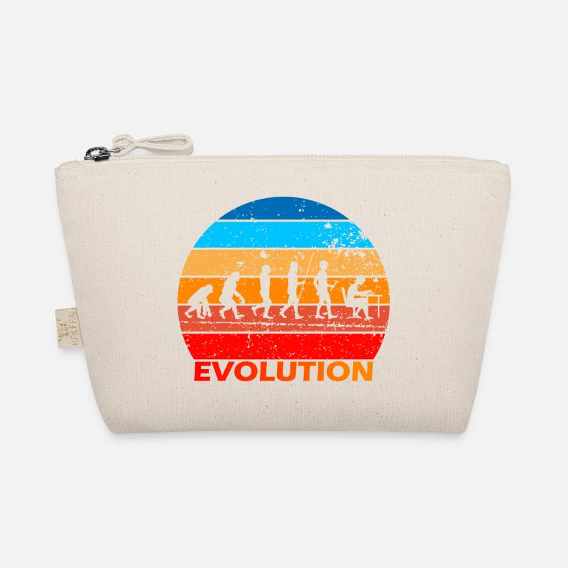 Evolution of IT EDP Computer Science Computer Nerds - Organic Pouch - nature