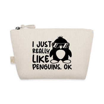 J’aime juste les pingouins - Trousse biologique - nature - Devant
