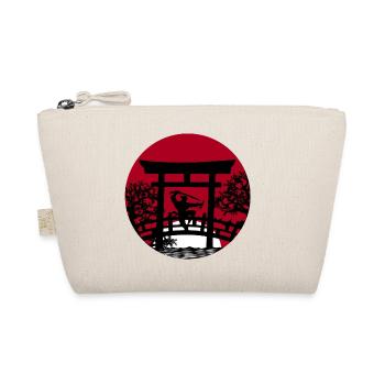Japan Samurai - Organic Pouch - nature - Front