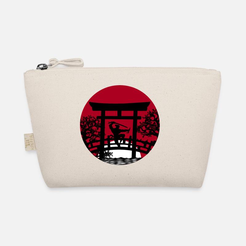 Japan Samurai - Organic Pouch - nature
