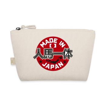 Made in Japan Rising Sun Flag JDM Drift Car Tuning - Organic Pouch - nature - Front