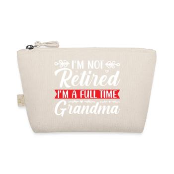 Rétro Vintage Granny Motif Design - Trousse biologique - nature - Devant