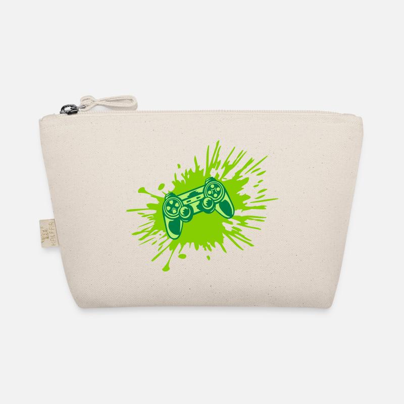 Farbklecks Konsole Retro Controller Bio-Täschchen