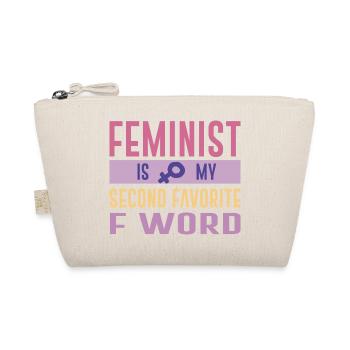 Frauen Gleichberchtigung Design und Feminist - Bio-Täschchen - Natur - Vorne