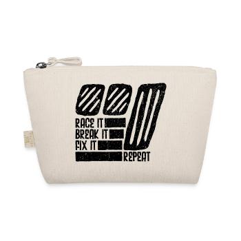 Automotive Mechatronics Technician Garage Garage Car - Organic Pouch - nature - Front