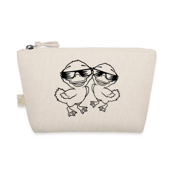 Team 2 cool ducklings - Organic Pouch - nature - Front