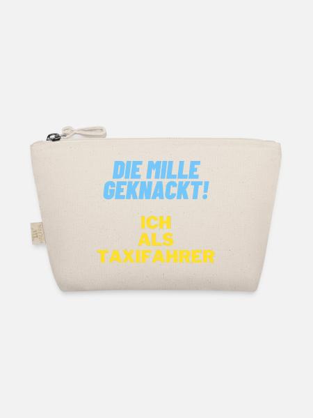 Die mille geknackt ich als taxifahrer Geschenk - Bio-Täschchen - Natur