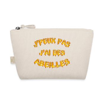 Je peux pas j'ai des abeilles, humour d'apiculteur - Trousse biologique - nature - Devant