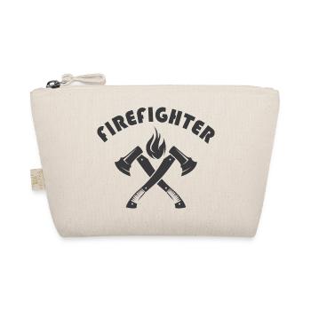 Feuerwehr Mann Axt Symbol Logo icon Grafik - Bio-Täschchen - Natur - Vorne