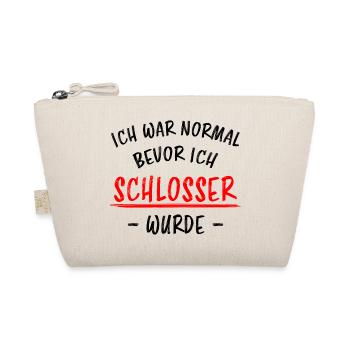 Schlosser Beruf Lustiger Spruch Schloss Geschenk - Bio-Täschchen - Natur - Vorne