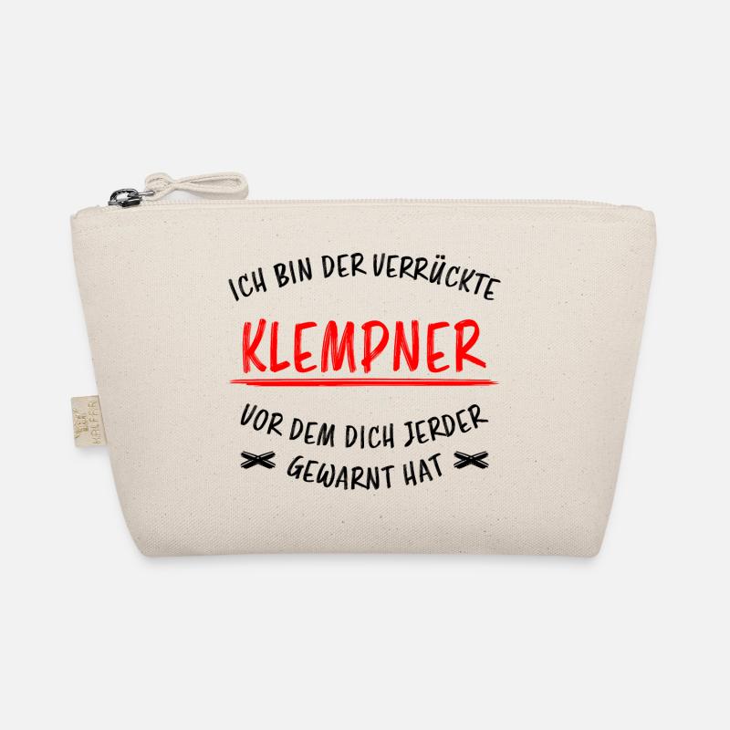 Klempner Beruf Lustiger Spruch Handwerker Geschenk Bio-Täschchen