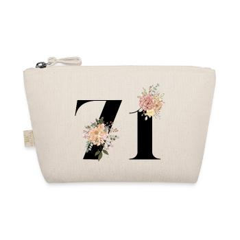 71e anniversaire fleuris (Cadeau de 71 ans) - Trousse biologique - nature - Devant
