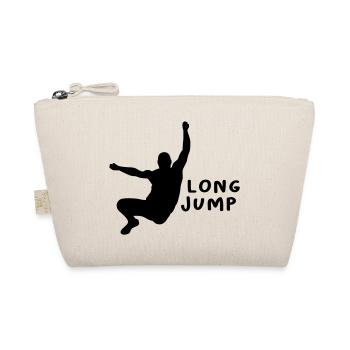 Weitsprung Design Geschenk - Bio-Täschchen - Natur - Vorne