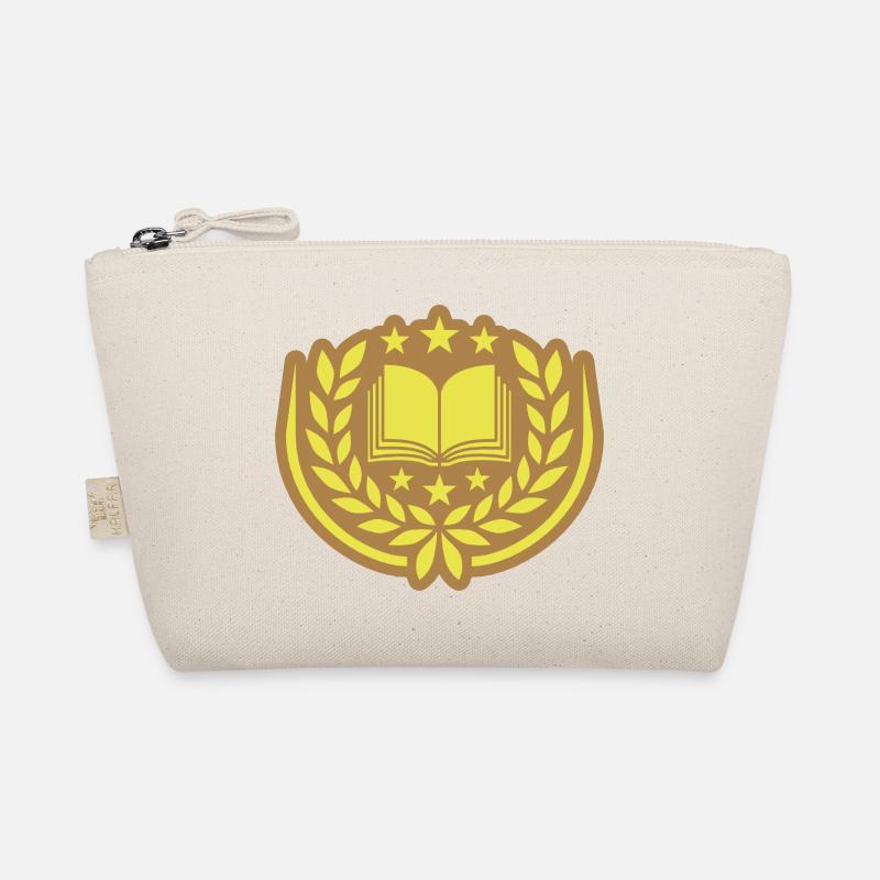 Emblem Buch Sterne Lorbeerkranz Bio-Täschchen