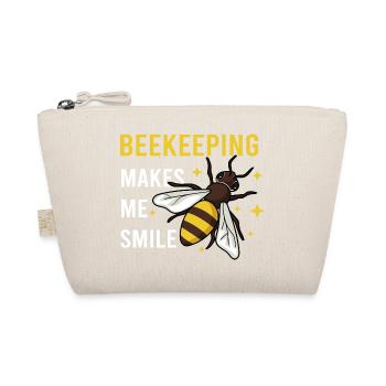 Beekeeping Ironic Saying Honey Beekeeper - Organic Pouch - nature - Front