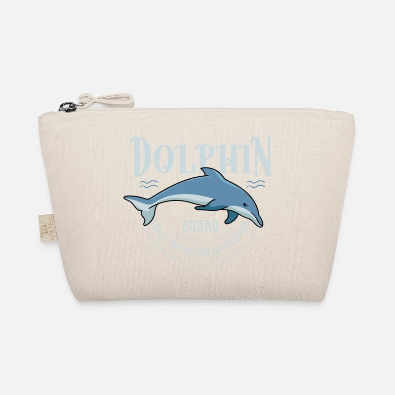 Dolphin Squad Sea Animal Cute Dolphin Organic Pouch