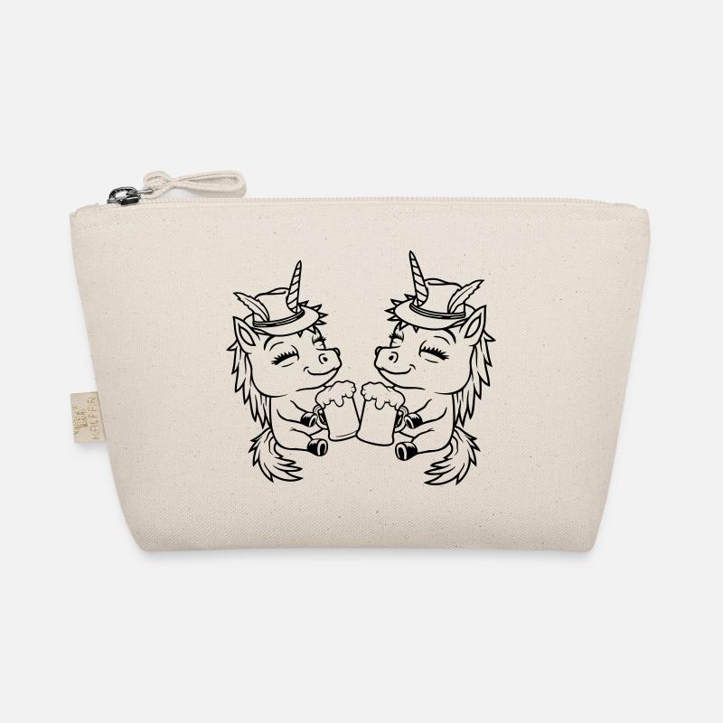 Einhorn Team Bier Anstoßen Bio-Täschchen