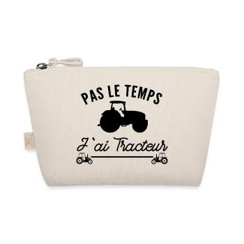 pas le temps j ai tracteur - Trousse biologique - nature - Devant