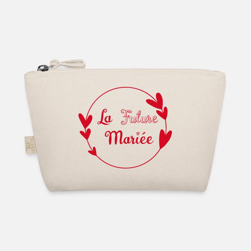 la future mariée contour cœurs rouges romance Trousse biologique