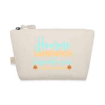 Homme sandwich disponible pour les petites faims - Trousse biologique - nature - Devant