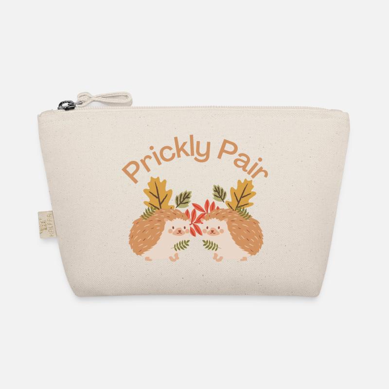 Prickly Pair - Hedgehog Lovers Bio-Täschchen