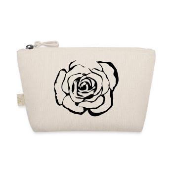 Rose Flower Vector Illustration - Organic Pouch - nature - Front