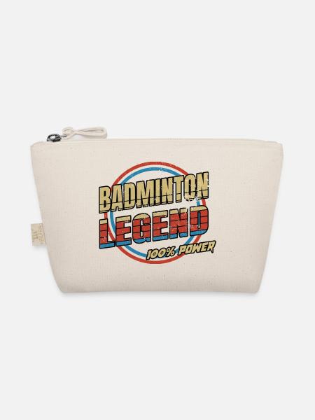 Badminton Legend - Organic Pouch - nature - Front