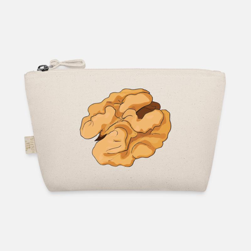 Walnut Illustration Gift Idea Nut Lovers Organic Pouch