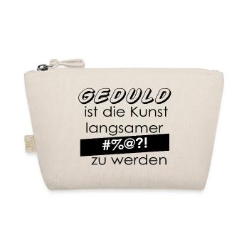 Geduld - Bio-Täschchen - Natur - Vorne