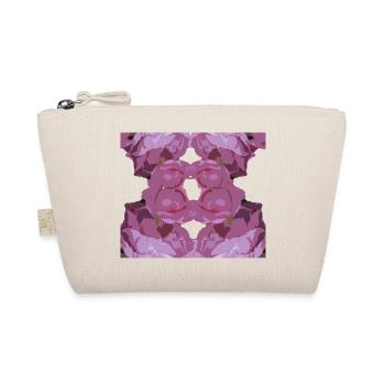 Pink Rose Square - Organic Pouch - nature - Front