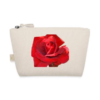 rote rose - Bio-Täschchen - Natur - Vorne