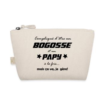 Compliqué d'être un bogosse et un Papy - Trousse biologique - nature - Devant