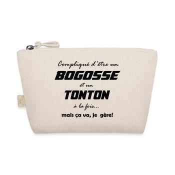 Compliqué d'être un bogosse et un Tonton - Trousse biologique - nature - Devant